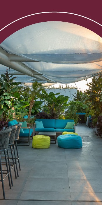 Lounge sulla terrazza