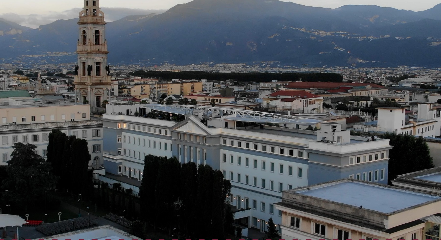 Vista panoramica su Pompei